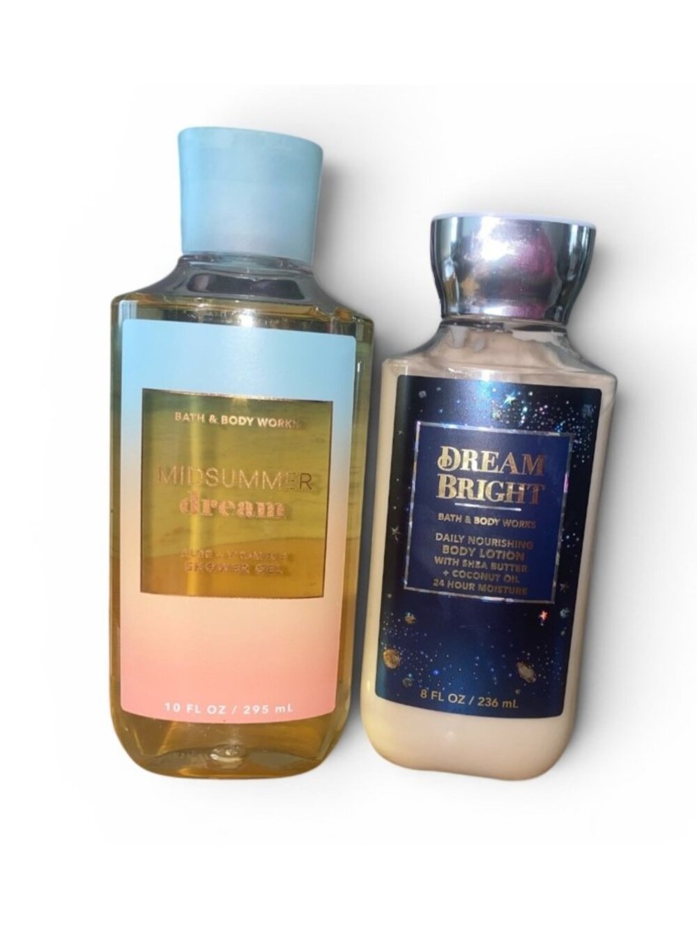 Bath & Body Works Midsummer Dream Shower Gel And Dream Bright Body Lotion NEW